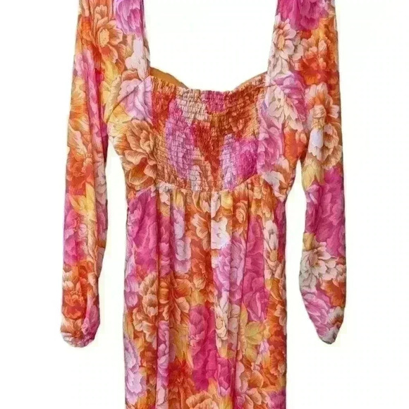 Steve Madden - Nicole Printed Sweetheart-Neck Mini Dress size 4 - Picture 2 of 8